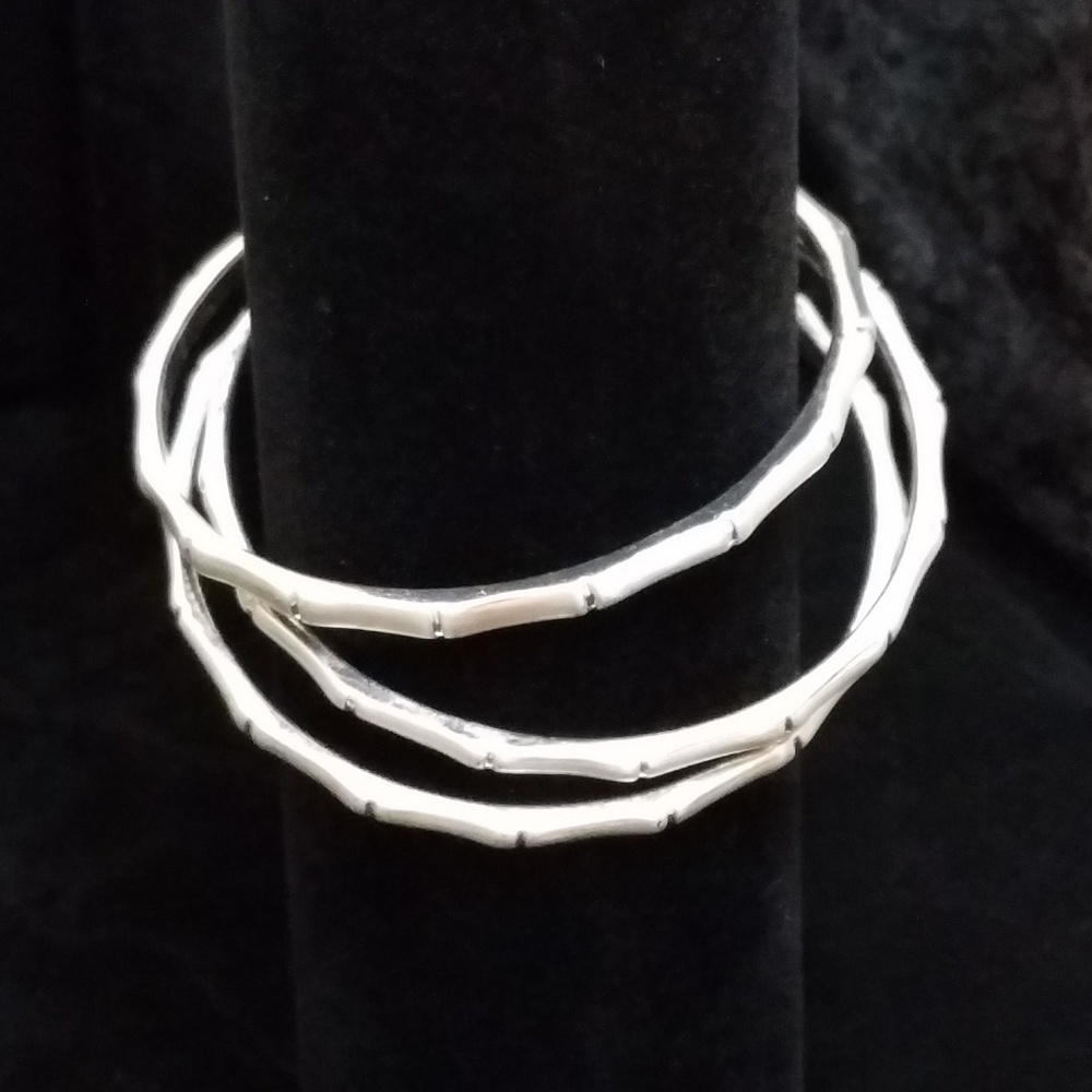 Matte bamboo bracelets